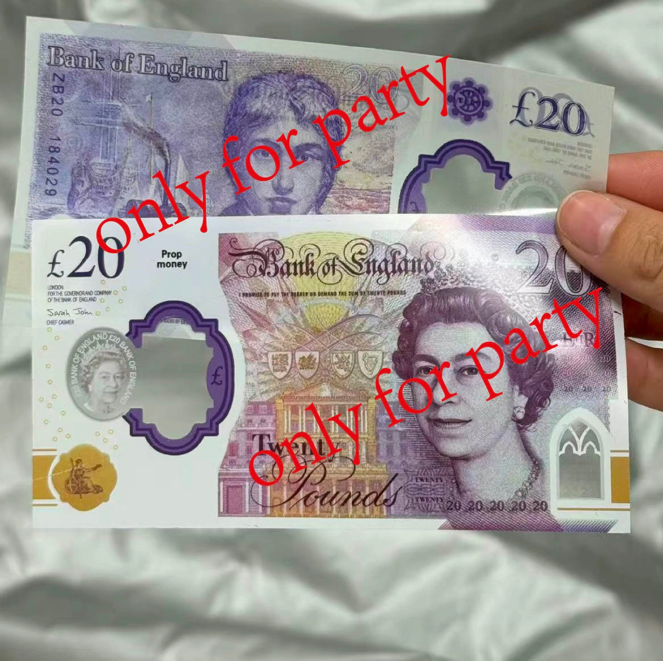 💷 Realistic £20 Prop Money – Perfect for Film, TV, and Creative Projects!