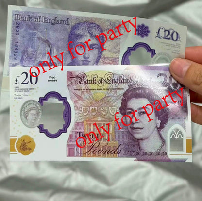 💷 Realistic £20 Prop Money – Perfect for Film, TV, and Creative Projects!