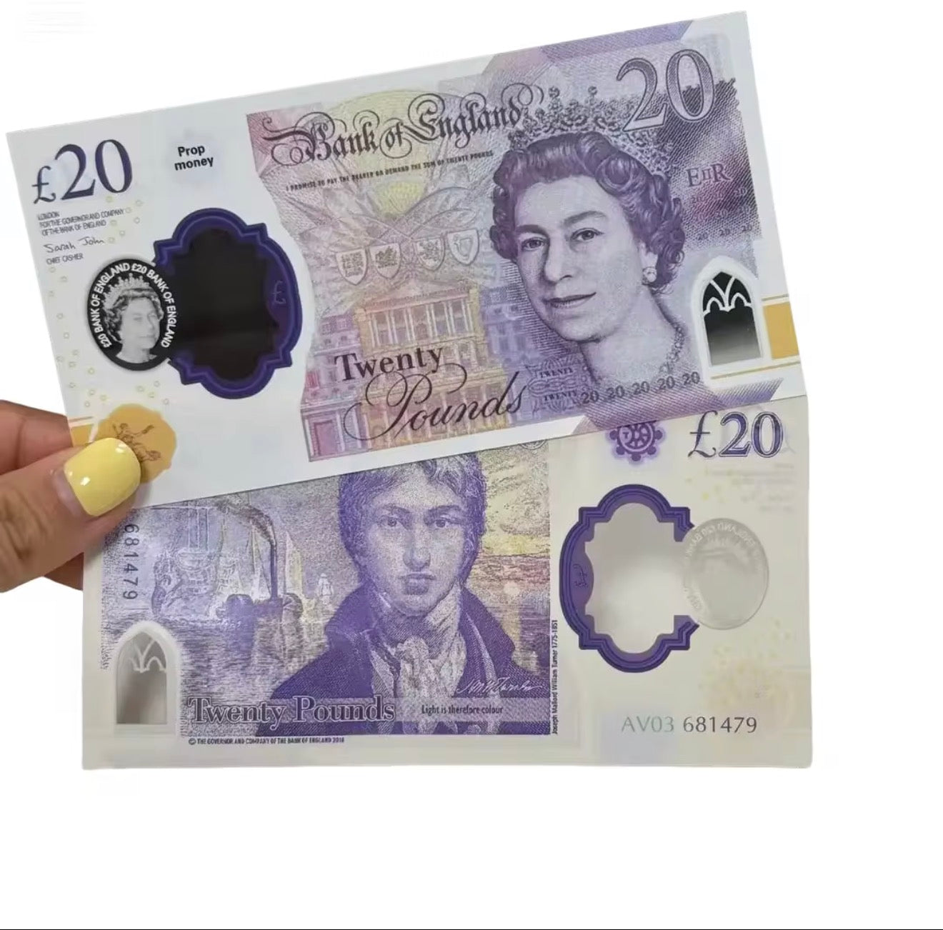 💷 Realistic £20 Prop Money – Perfect for Film, TV, and Creative Projects!